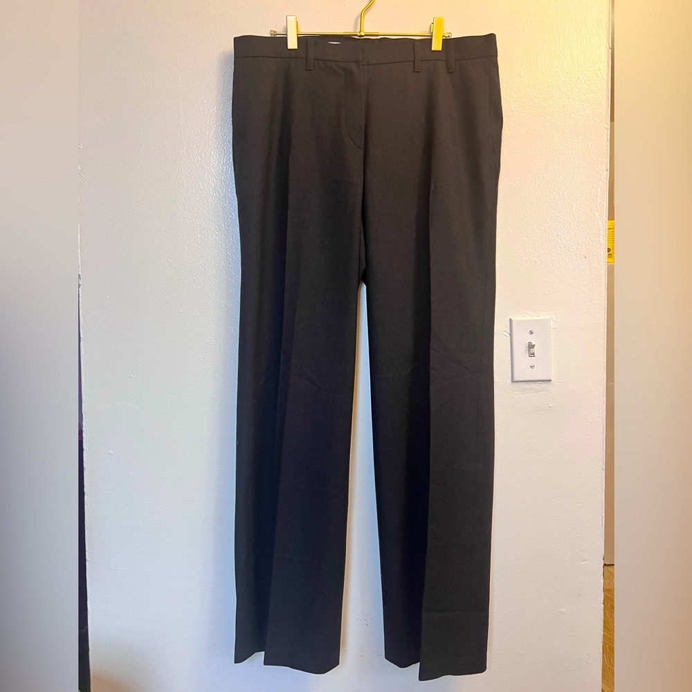 Jil Sander Black Straight-Leg Trousers